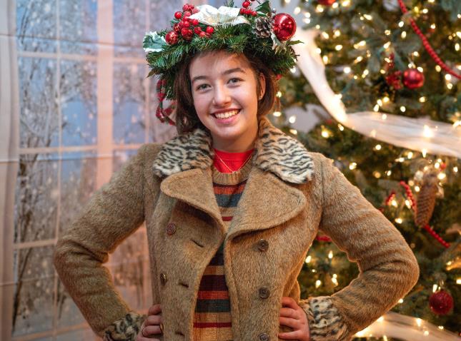 Kids perform A Christmas Carol play