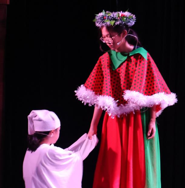 Children perform in A Christmas Carol Play