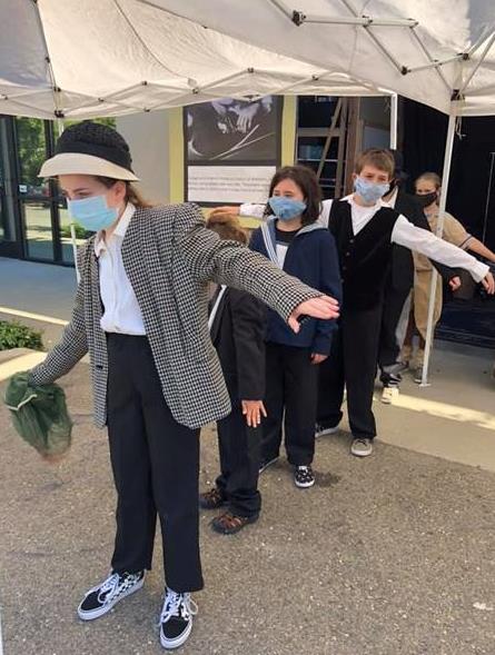 Kids perform AMELIA EARHART during corona virus pandemic