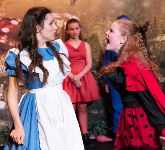 Kids perform in ArtReach's Alice Wonderland Play