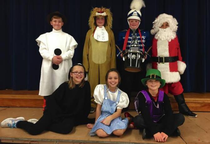 Cast of ArtReach Christmas Musical for Kids