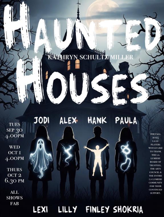 Logo for Haunted Houses play for Halloween