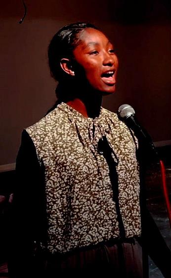 Young performers sing in Harriet Tubman play