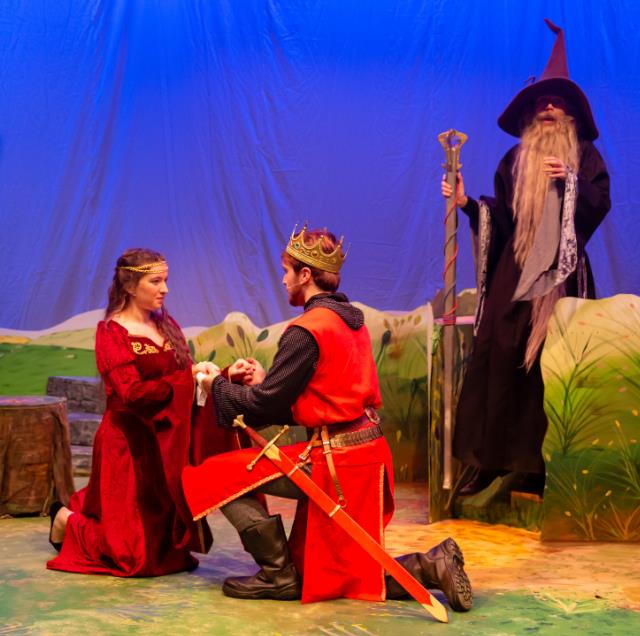 Knights and the Round Table play for young audiences