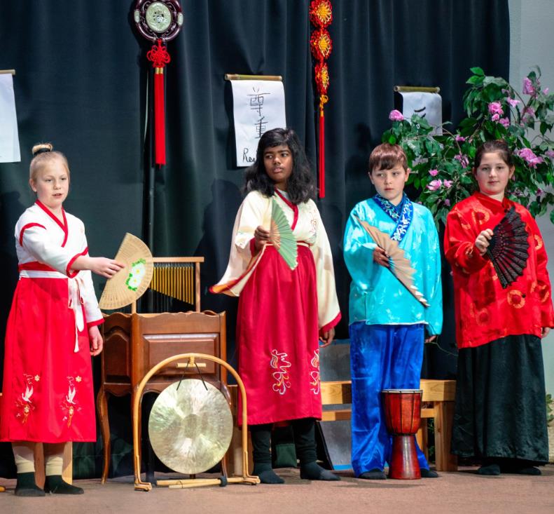 All kids participate in ArtReach's Mulan