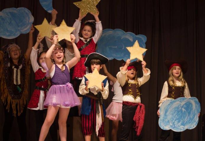Stars in Peter Pan Play