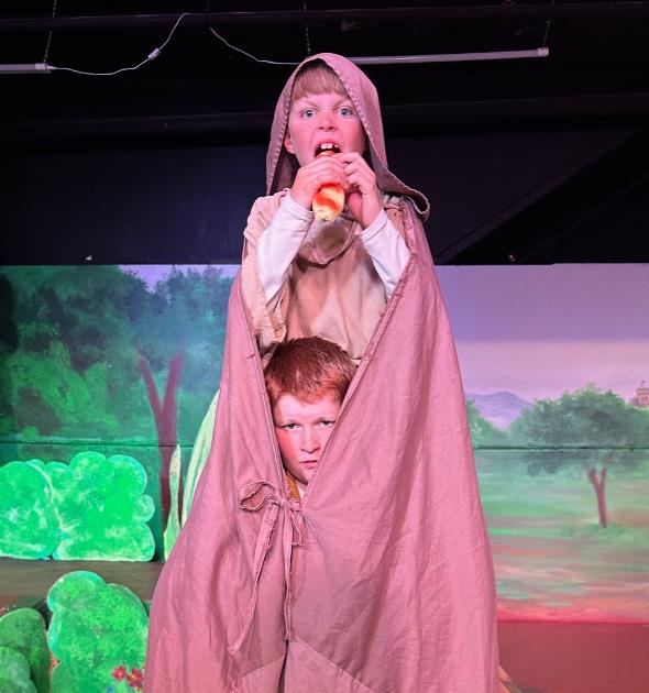 Robin and disguse in Robin Hood Play