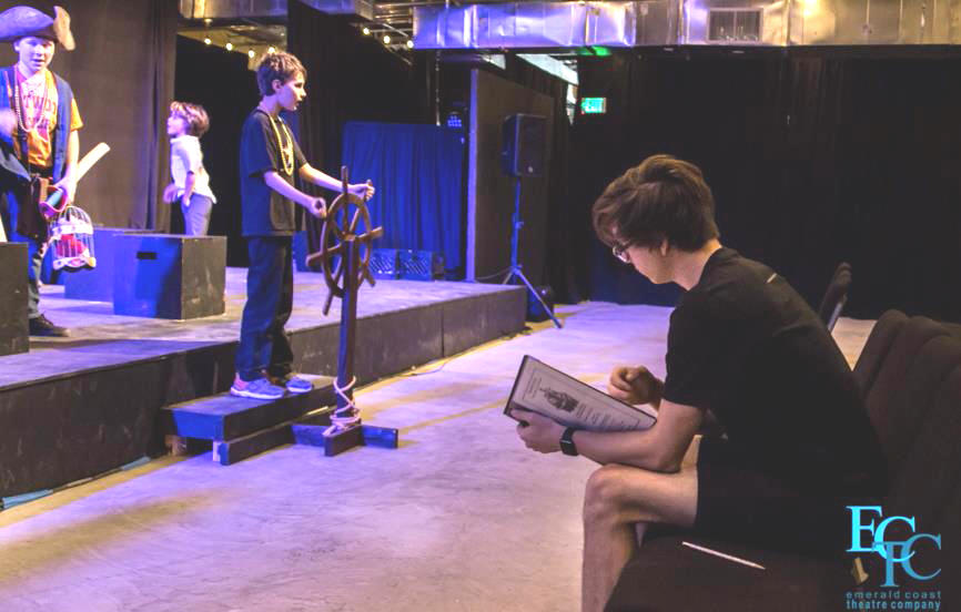 ECTC Rehearses ArtReach's Treasure Island