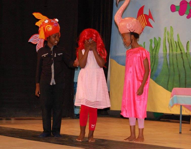 The Mermaid and her friends in playscript