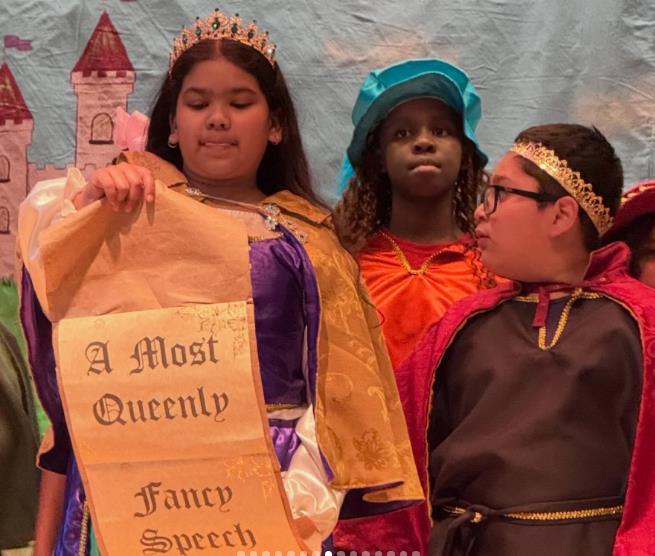 Young Cast Reluctant Dragon Play