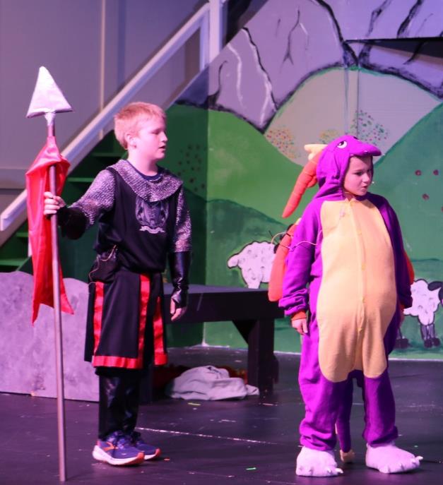 Kids perform Dragon Play