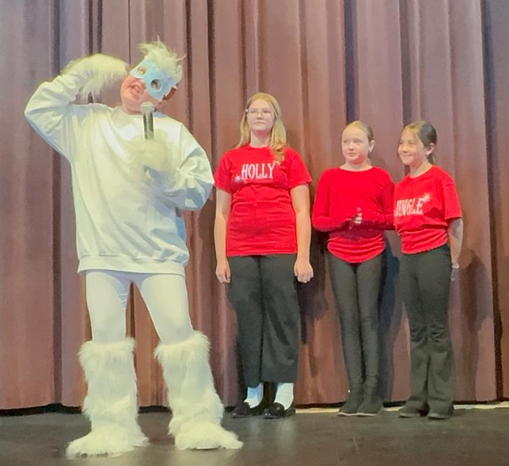 Snowman in Twas the Night Christmas Musical