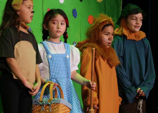 Wizard of Oz for a large cast of spanish students