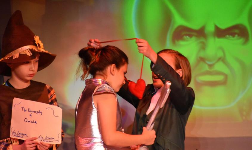 The Tin Man gets a heart in Wizard of Oz